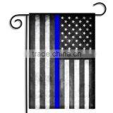 Hot Selling Polyester Blue Red Green Line American Garden Flag thumbnail-1