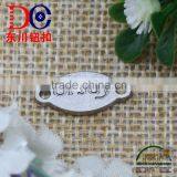 Factory Direct Sale Custom Engraved Logo Metal Plate for Jean Bags and Garment