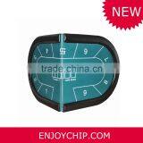 10 Player One or Two or Three Fold Poker Table Top thumbnail-1