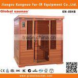 Environmental Infrared Mini Sauna Room in Western Red Cedar for Sale thumbnail-1