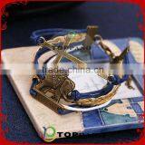 Top Quality Handmade Jewelry New Hot-selling Design Vintage Braided Leather Bracelet for Men thumbnail-1