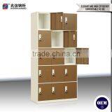 15 Door Stainless Steel Wardrobe Multi-door Clothes Cabinet Locker With 5 Layers thumbnail-3