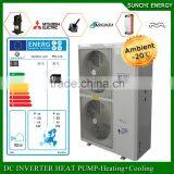 EVI Tech.-25C Cold Winter Floor Heating 100~350sq Meter Room 12kw/19kw/35kw Split System Best Discount Heat Pumps High COP thumbnail-1