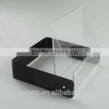 Best Selling Facotry Wall Mount Document Holder Acrylic Magazine Rack Library Book Shelf thumbnail-2