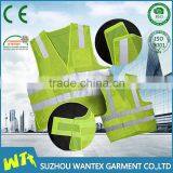 Wholesale Fluo Yellow Reflective Vest Polyester Safety Working Vest Customed Safety Traffic Vest thumbnail-1