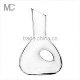 Hand Blown Antique Clear Glass Wine Decanters With Handle thumbnail-1