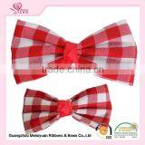 Check Belt Ribbon Bow Gift Wrap Organza Bow Christmas Promotion Bottleneck Decoration thumbnail-1