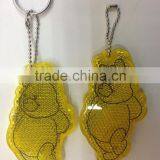 2015 custom Hard Reflector for walking safety,bear Reflective Pendant