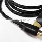 1.8M Black Nylon Net HDMI Cable thumbnail-1