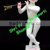 White Marble Iskon Krishna Statues