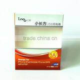 Small Size Clear Window Paper Package Box For USB Charger