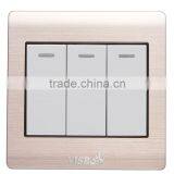 New Design V6 Series High Quality and Safety Products 3 Gang Switch for Home thumbnail-5