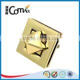 High Quality Bag Accessories Gold Metal Turn Lock thumbnail-4
