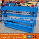 China Color Steel Double Layer Roofing Sheet Roll Forming Machine