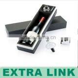 China Supplier Custom Laser Logo Decorative Luxury Design Cardboard Wine Boxes With Velvet EVA thumbnail-2