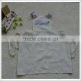 Linen Fabric Material Decorative Pockets With Criss-cross Ties Around Back Design Cooking Aprons thumbnail-2