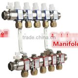 2015 menred stainless steel intelligent central floor heating system manifold