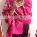 Digital Printed 100% Silk Lady Scarf Latest Design thumbnail-4