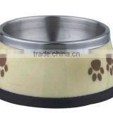 personalized stainless steel dog bowl