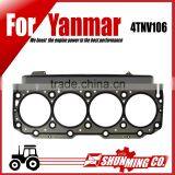 4TNV106L 4TNV106 Steel Head Gasket for Yanmar Excavator Spare Parts thumbnail-2