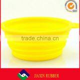 Colourful Foldable Silicone Dog Bowl, Silicone Pet Bowl, Silicone Collapsible Bowl thumbnail-1