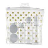 YUHUI Clear Wash Kit _2NUL_Set of 5 Bottles -Travel Organizer Empty Bottle Set thumbnail-4