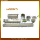 15 25 Microns Sintered Porous SS 316L Stainless Steel Perforated Cylinder Filters thumbnail-2