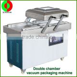 Output factory multifunctional small table type singer and double vacuum packaging machine
