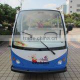 Chinese 4 Wheel Elegant Big Power Passenger Electric Shuttle Bus thumbnail-2
