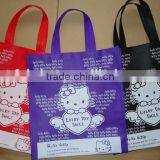 China Supplier Best Selling Cartoon Hello Kitty Non Woven Shopping Bag thumbnail-1