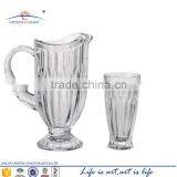 Antique 7pcs Water Jug Glass Water Picher Sets Drinking Water Jug thumbnail-1