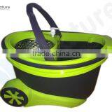 Magic 360 Spin Mop With Wheels Microfiber Mop Designed by Power Saving System thumbnail-4