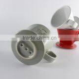 China Suppliers Factory Custom Wholesale Porcelain Dripper, Ceramic Coffee Filter thumbnail-3