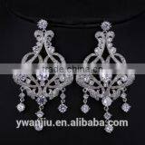 Wholesale Stock Small Order Fashion Women Retro Hollow Tassels Zircon Earrings thumbnail-2