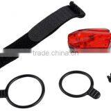 High Quality Waterproof Bike Light 4 LED USB Safety Bicycle Rear Light thumbnail-2