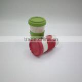 Eco Bamboo Fiber Coffee Cup With Bamboo Lid thumbnail-3