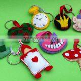 Express Hot Sale High Quality Durable New Products Fabric Eco Friendly Felt Keyring Made in China thumbnail-1