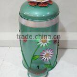 YS13641 Metal Flower Dustbin Decoration Made in Xiamen thumbnail-1