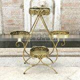 2016 Custom Outdoor Decorative Wrought Iron Flower Pot Stand thumbnail-4
