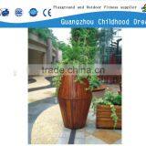 (HD-19014)2014Newest Design!wooden Barrel Flower Pot thumbnail-1