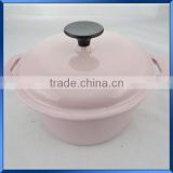 Enamel coating round cast iron cookware supplier