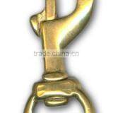 3/4" Solid Brass Swivel Eye Metal Snap Hook thumbnail-4