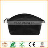 Leather Cosmetic Pouch Black thumbnail-1