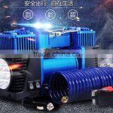 Double Cylinder Car Air PumpPortable Electric Mini 12V Car Air Compressor Pump Tyre Tire thumbnail-3