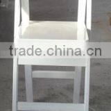 Factory Directly White Modern Wedding Folding Bar Stool Chair thumbnail-1