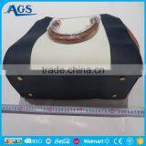 Double Zippers Tote Bag Custom Printed Fashion Bag thumbnail-2