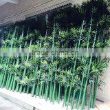 Hign Qulaity New Green Chinese Plastic Outdoor Decor Artificial Lucky Bamboo Poles Fence Plants thumbnail-4