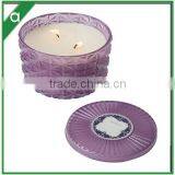 Various Colored Scented Candle in Frosted Glass With Gift Box thumbnail-3