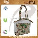 See Through PVC/ PP Laminated Juco Bag With Pouch thumbnail-2