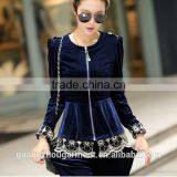 Fashion Women's Lace Ladies Velour Tracksuit thumbnail-4